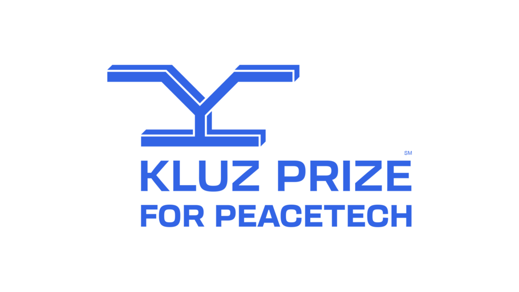 Kluz Prize for PeaceTech logo
